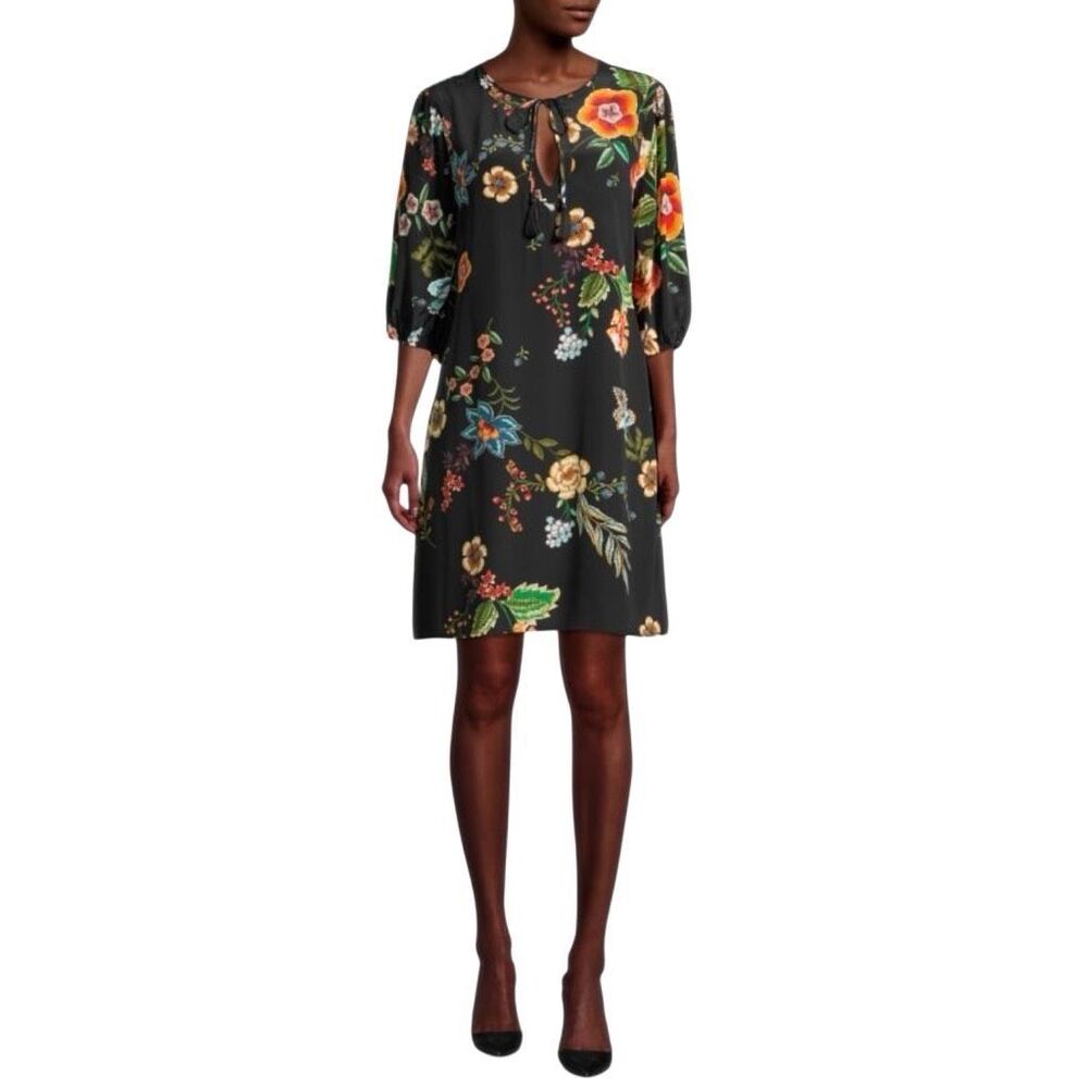Johnny Was Zorya Printed Floral Mini Dress Small - Picture 5 of 8